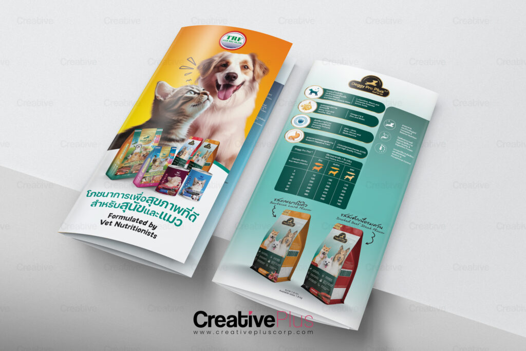 รับออกแบบโบรชัวร์