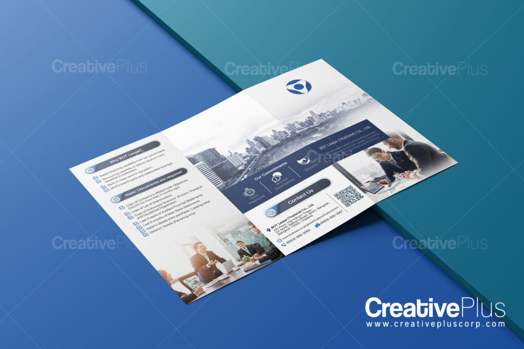 รับออกแบบโบรชัวร์