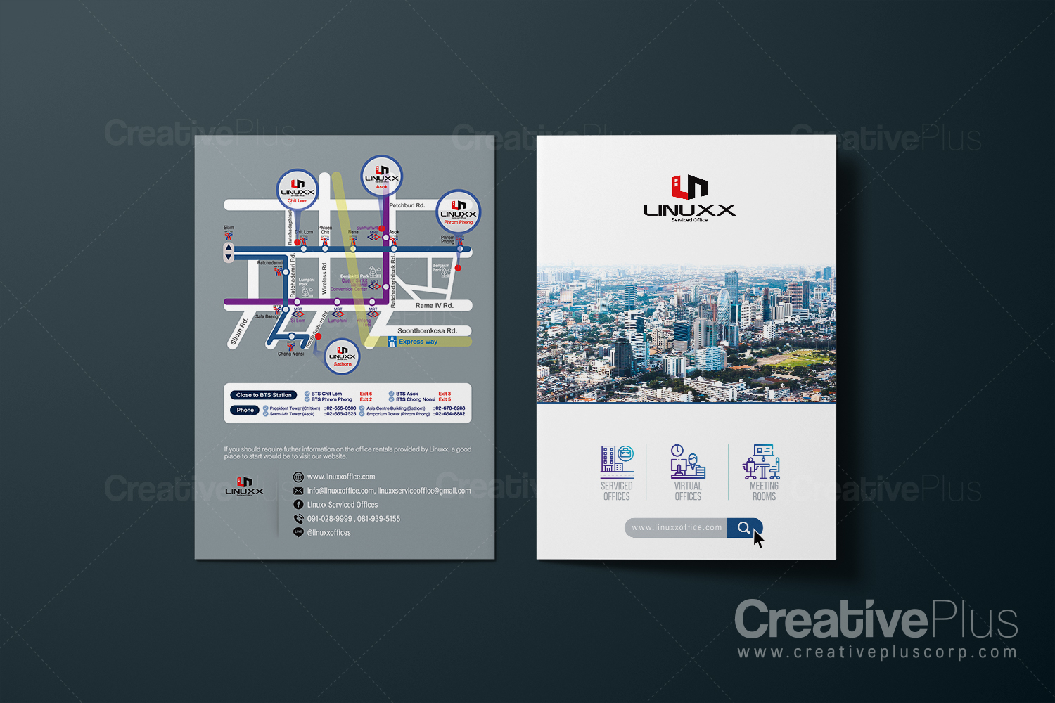 รับออกแบบโบรชัวร์