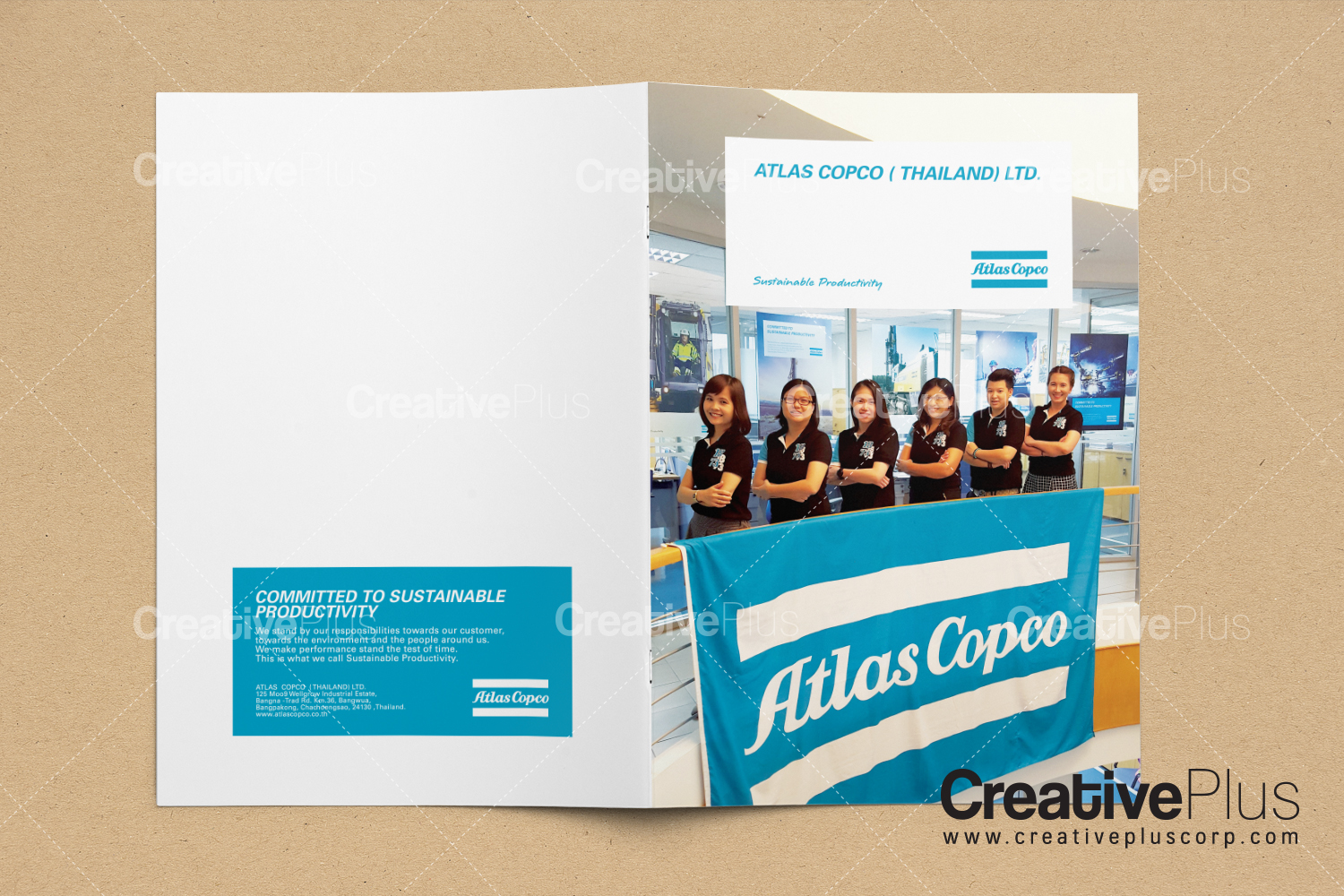 รับออกแบบโบรชัวร์