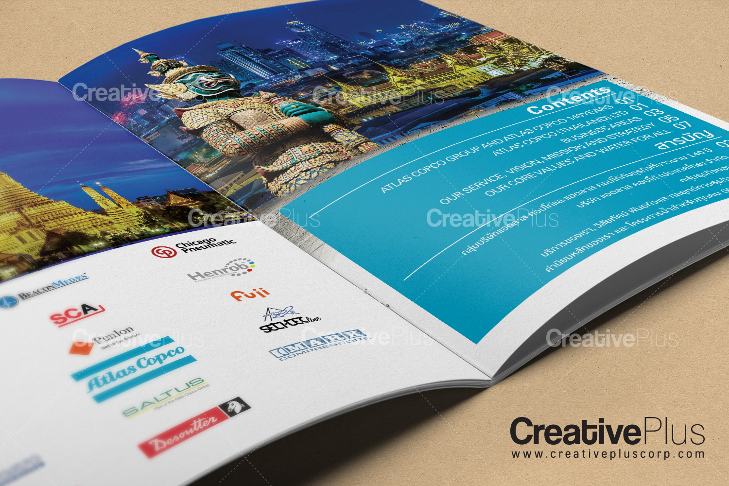 รับออกแบบโบรชัวร์