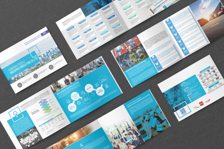 รับออกแบบโบรชัวร์