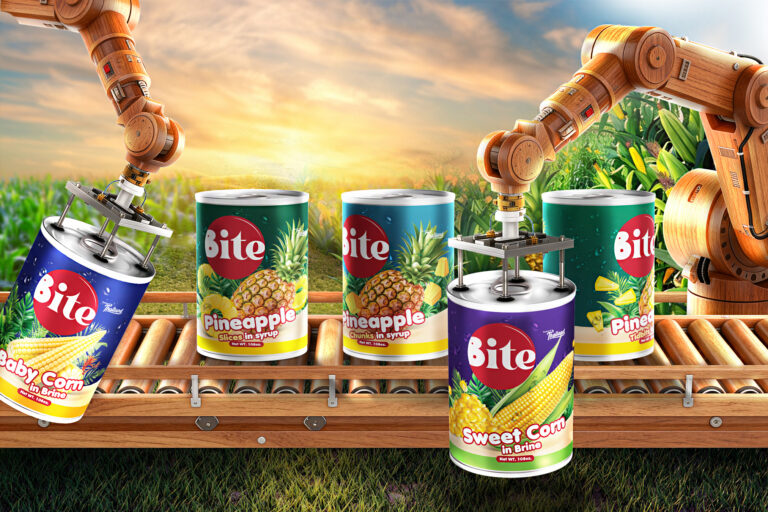 ออกแบบผลไม้กระป๋อง ออกแบบอาหารกระป๋อง